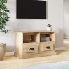 VEEKI Meuble TV, Meuble TV Suspendu, Meuble TV Industriel, Meuble TV Bois, Meuble Chambre, Convient pour Salon ou Chambre, ch