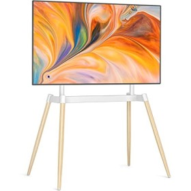 RFIVER Support TV sur Pied - Écrans mesurant Entre 32 et 80 Pouces - Téléviseurs LCD/LED/OLED/QLED - Support TV Universel Tré