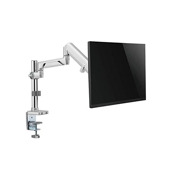 LogiLink BP0087 Support de Bureau en Aluminium pour écran LCD 17-32" LCD, LED, OLED, etc. avec Ressort à gaz, TV Plat et in