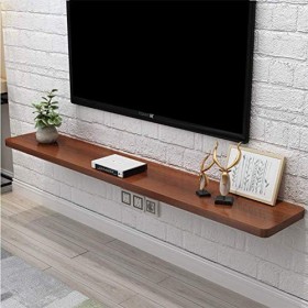 ESGT TV Étagère Flottante Chambre Salon Étagère Murale Meuble De Télévision Meuble TV Routeur WiFi Décodeur Lecteur DVD Proje