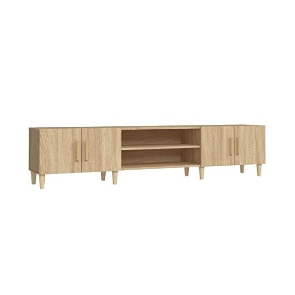 vidaXL Meubles TV chêne Sonoma 180x31,5x40 cm Bois dingénierie