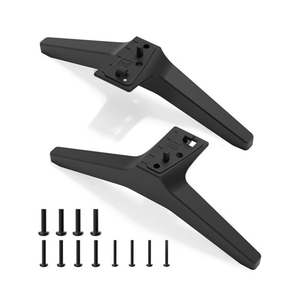 Pieds de support TV pour LG Smart TV, base de rechange pour TV LG 60 65" avec vis, facile à installer