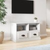 VEEKI Meuble TV, Meuble TV Suspendu, Meuble TV Industriel, Meuble TV Bois, Meuble Chambre, Convient pour Salon ou Chambre, Bl