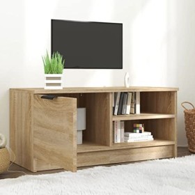 Générique Meuble TV Chêne Sonoma 80x35x36,5 cm Bois dingénierie,15.1 KG,811472, Meubles, Meubles TV