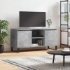 VEEKI Meuble TV, Meuble TV Suspendu, Meuble TV Industriel, Meuble TV Bois, Meuble Chambre, Convient pour Salon ou Chambre, Gr