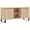 VEEKI Meuble TV, Meuble TV Suspendu, Meuble TV Industriel, Meuble TV Bois, Meuble Chambre, Convient pour Salon ou Chambre, ch