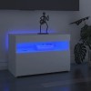 Générique Meuble TV avec lumières LED Blanc 60x35x40 cm,12.5 KG,804409, Meubles, Meubles TV