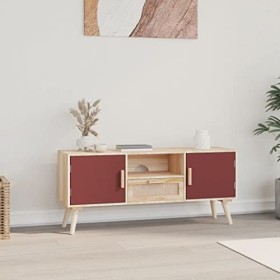 Meuble TV avec Portes 105x30x45 cm Bois dingénierie - Meuble télé, Meuble TV Industriel, Meuble Chambre, Convient pour Salon