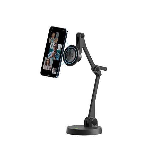 Ipevo Bras magnétique à Angles Multiples Uplift Les iPhone séries 12 et supérieures, Support téléphone à articulations Multip