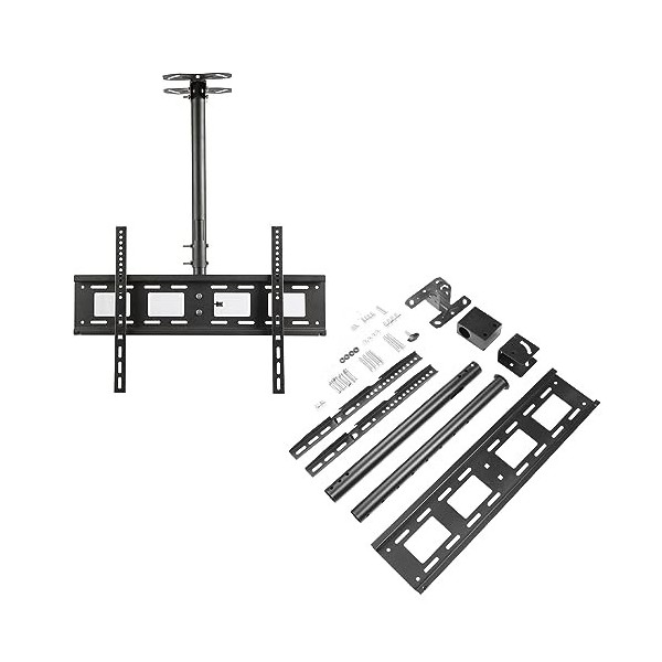 Support Réglable pour Montage au Plafond TV, Support TV Rotatif à 360 ° pour Téléviseur de 32 à 85 Pouces, pour Magasin de Bu