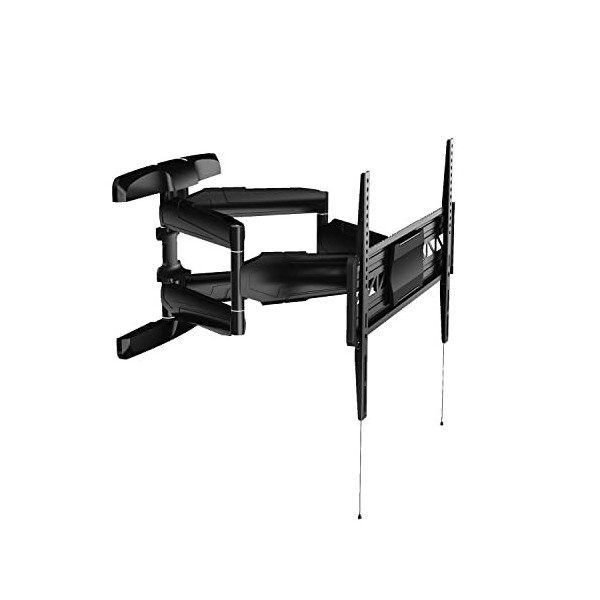 BENK Support Mural Rotatif avec Double Bras pour TV LED/LCD/incurvé de 32" à 65", VESA 600 x 400, Distance Murale 70 mm plié 