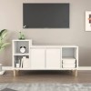 Keyur Meuble TV, Banc TV Buffet Bas Support de Télévision Meuble Télé Meuble TV Blanc 100x35x55 cm Bois dingénierie