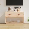 VEEKI Meuble TV, Meuble TV Suspendu, Meuble TV Industriel, Meuble TV Bois, Meuble Chambre, Convient pour Salon ou Chambre, 90