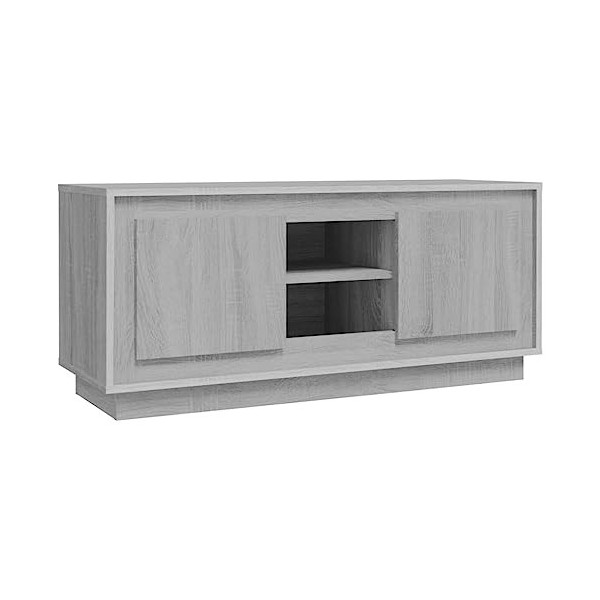 VEEKI Meuble TV, Meuble TV Suspendu, Meuble TV Industriel, Meuble TV Bois, Meuble Chambre, Convient pour Salon ou Chambre, So