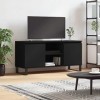 VEEKI Meuble TV, Meuble TV Suspendu, Meuble TV Industriel, Meuble TV Bois, Meuble Chambre, Convient pour Salon ou Chambre, No