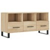 VEEKI Meuble TV, Meuble TV Suspendu, Meuble TV Industriel, Meuble TV Bois, Meuble Chambre, Convient pour Salon ou Chambre, ch