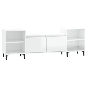 VEEKI Meuble TV, Meuble TV Suspendu, Meuble TV Industriel, Meuble TV Bois, Meuble Chambre, Convient pour Salon ou Chambre, Bl