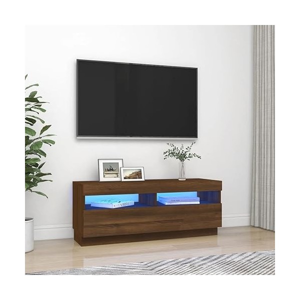 VEEKI Meuble TV, Meuble TV Suspendu, Meuble télé, Meuble TV Industriel, Meuble Chambre, Convient pour Salon ou Chambre, Meubl