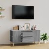 VEEKI Meuble TV, Meuble TV Suspendu, Meuble TV Industriel, Meuble TV Bois, Meuble Chambre, Convient pour Salon ou Chambre, So