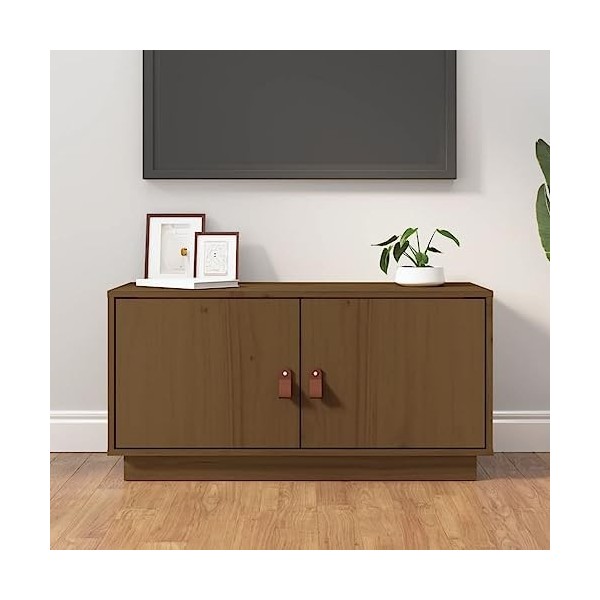 VEEKI Meuble TV, Meuble TV Suspendu, Meuble TV Industriel, Meuble TV Bois, Meuble Chambre, Convient pour Salon ou Chambre, Ma