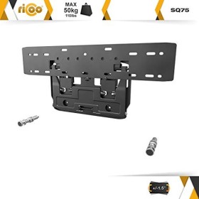 RICOO Support Murale TV pour SQ75 Samsung® Q7 Q8 Q9 QLED no-Gap E x tra Plat Ultra résistant Fix ation pour télévision
