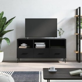 VEEKI Meuble TV, Meuble TV Suspendu, Meuble TV Industriel, Meuble TV Bois, Meuble Chambre, Convient pour Salon ou Chambre, No