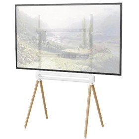 PUTORSEN Design Chevalet Support TV, pour téléviseur de 49 à 70",VESA jusquà 600x400,églable en Hauteur Support TV sur Pied,