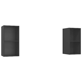 VEEKI Meuble TV, Meuble TV Suspendu, Meuble, Meuble TV avec Rangement，Meuble Industriel, Convient pour Salon ou Chambre, Meub