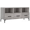 Camerina Meuble TV Sonoma Gris 102x36x50 cm Bois dingénierie,Meuble TV,Table TV,Ensemble Meuble TV