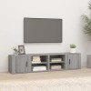 VEEKI Meuble TV, Meuble TV Suspendu, Meuble TV Industriel, Meuble TV Bois, Meuble Chambre, Convient pour Salon ou Chambre, Me