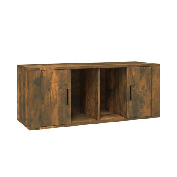 VEEKI Meuble TV, Meuble TV Suspendu, Meuble TV Industriel, Meuble TV Bois, Meuble Chambre, Convient pour Salon ou Chambre, Ch