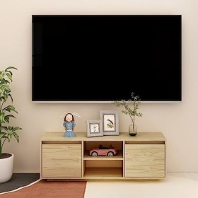 VEEKI Meuble TV, Meuble TV Suspendu, Meuble TV Industriel, Meuble TV Bois, Meuble Chambre, Convient pour Salon ou Chambre, 11