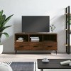 Camerina Meuble TV chêne Marron 102x36x50 cm Bois dingénierie,Table TV,Ensemble Meuble TV,Meuble Tv314
