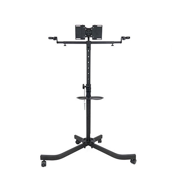 BeMatik - Soutien meuble TV stand avec des roues pour écran plat 10"-32" compatible VESA