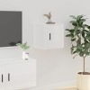 VEEKI Meuble TV, Meuble TV Suspendu, Meuble, Meuble TV avec Rangement，Meuble Industriel, Convient pour Salon ou Chambre, Mura