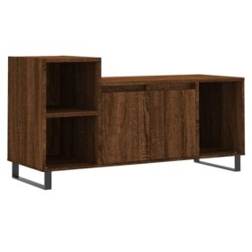 Meuble TV Chêne Marron 100x35x55 cm Bois dingénierie - Banc TV, Meuble TV Suspendu, Convient pour Salon ou Chambre