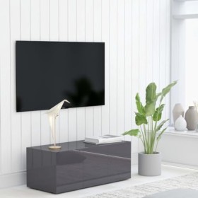 VEEKI Meuble TV, Meuble TV Suspendu, Meuble TV Blanc, Meuble TV Industriel, Meubles de Salon, Salon, Chambre, Cadre en Acier,