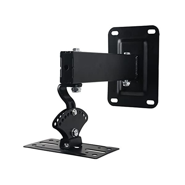 BNNP Étagère centrale de divertissement - Support mural épais pour haut-parleur - Support audio extensible - Pour lecteurs DV