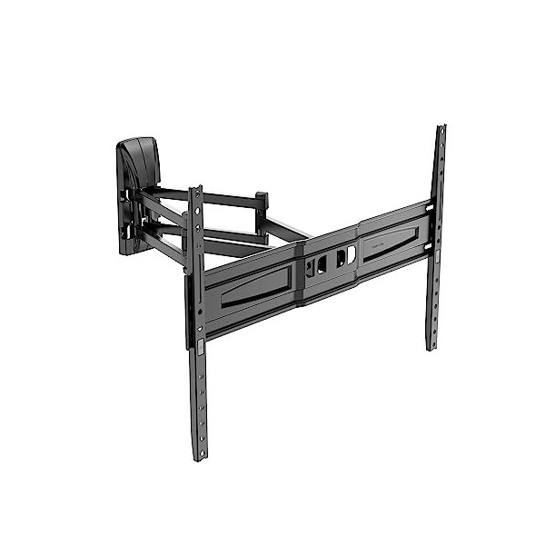 Meliconi Space System Dual Motion 600 Easy Support TV Mural Double Bras et Double Rotation, Support pour TV à écran Plat de 4