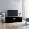 VEEKI Meuble TV, Meuble TV Suspendu, Meuble TV Blanc, Meuble TV Industriel, Meubles de Salon, Salon, Chambre, Cadre en Acier,