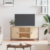 VEEKI Meuble TV, Meuble TV Suspendu, Meuble TV Industriel, Meuble TV Bois, Meuble Chambre, Convient pour Salon ou Chambre, Ch