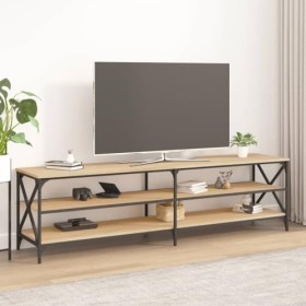 VEEKI Meuble TV, Meuble TV Suspendu, Meuble TV Industriel, Meuble TV Bois, Meuble Chambre, Convient pour Salon ou Chambre, ch