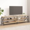 VEEKI Meuble TV, Meuble TV Suspendu, Meuble TV Industriel, Meuble TV Bois, Meuble Chambre, Convient pour Salon ou Chambre, ch