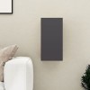 Meuble TV Murale | Style Scandinave | Meuble Hi-FI Armoire télé Salon séjour | 30,5x30x60cm Gris