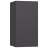 Meuble TV Murale | Style Scandinave | Meuble Hi-FI Armoire télé Salon séjour | 30,5x30x60cm Gris