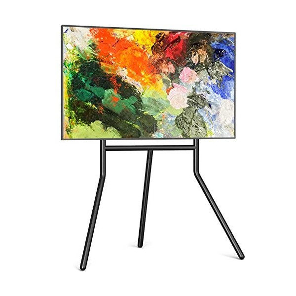 RFIVER Support TV Trépied pour Téléviseur de 60-86 Pouce Ecran LED LCD Plasma,Hauteur Réglable Pied TV Haut Support TV sur Pi