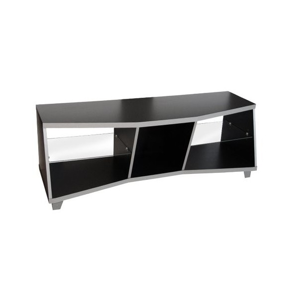 Berlioz Axiom Meuble TV Noir, 129 x 41 x 47 cm, Fabrication 100% Française