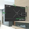 Barkan Longueur 76cm Support TV Mural pour écrans 13-65 Pouces, Inclinable et orientable, Mouvement Complet, Poids Max. 36Kg,
