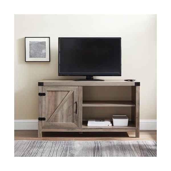 Mevsim Store Meuble TV, Table TV, Etagère TV, Meuble TV avec Compartiments de Jour, Meuble TV, Meuble de Salon, Table TV avec