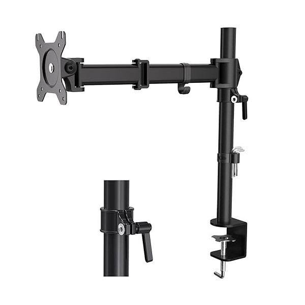 HFTEK Support de Bureau pour Trois Moniteur écran 15 - 27 Pouces avec VESA 75 / 100 - HF330C